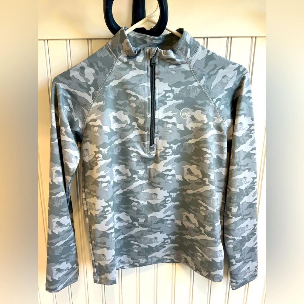 Vineyard Vines - Boys' Printed Camo Sankaty 1/2-Zip - Size Small (8-10)